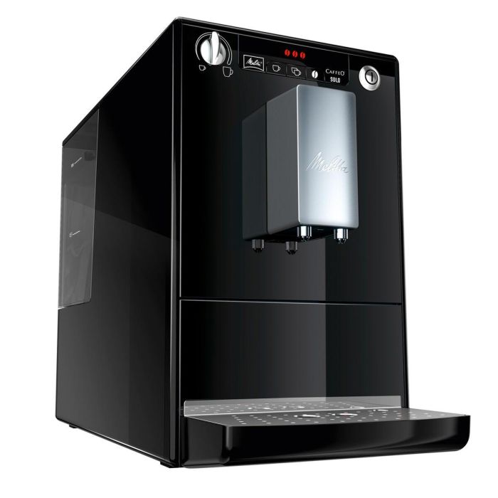 Melitta E950-101 Caffeo Solo Cafetera espresso automática con molinillo, café en grano, 1-2 tazas, limpieza automática, Negro 1 Melitta E950-101 Caffeo Solo Cafetera espresso automática con molinillo, café en grano, 1-2 tazas, limpieza automática, Negro 1