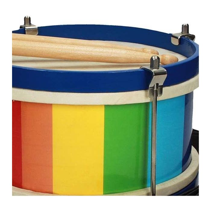 Reig Tambor de Madera con Tensores Metálicos, para Niños +3 Años 4 Reig Tambor de Madera con Tensores Metálicos, para Niños +3 Años 4