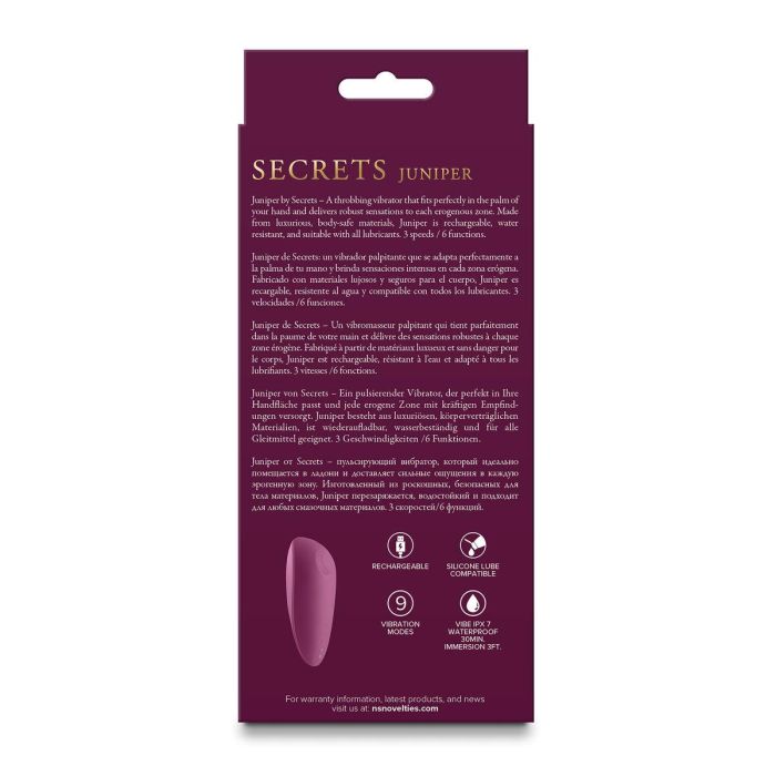 Masajeador erótico NS Novelties Secrets Rojo 2 Masajeador erótico NS Novelties Secrets Rojo 2