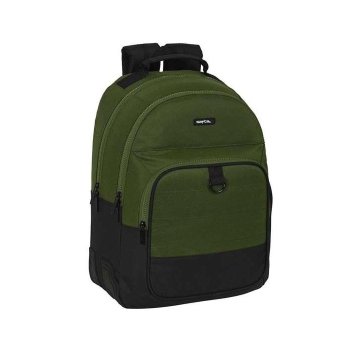 Mochila Escolar Safta Dark forest Negro Verde 32 x 42 x 15 cm Mochila Escolar Safta Dark forest Negro Verde 32 x 42 x 15 cm