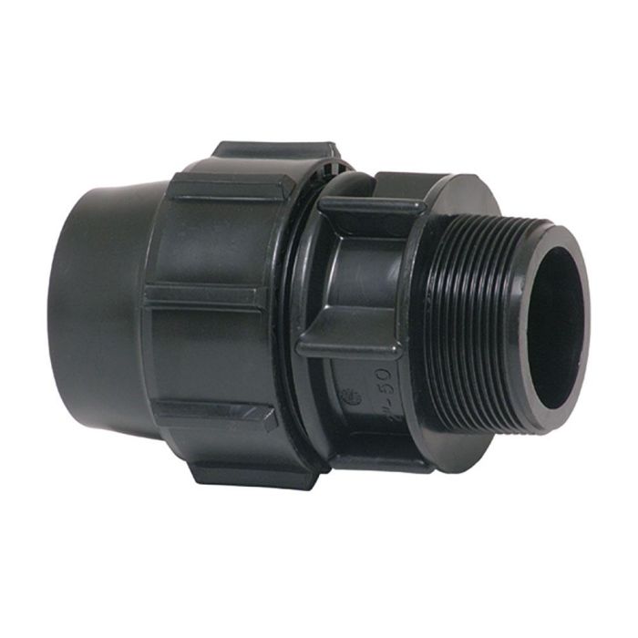 Enlace mixto rosca macho polipropileno 32 mm x 1" Enlace mixto rosca macho polipropileno 32 mm x 1"