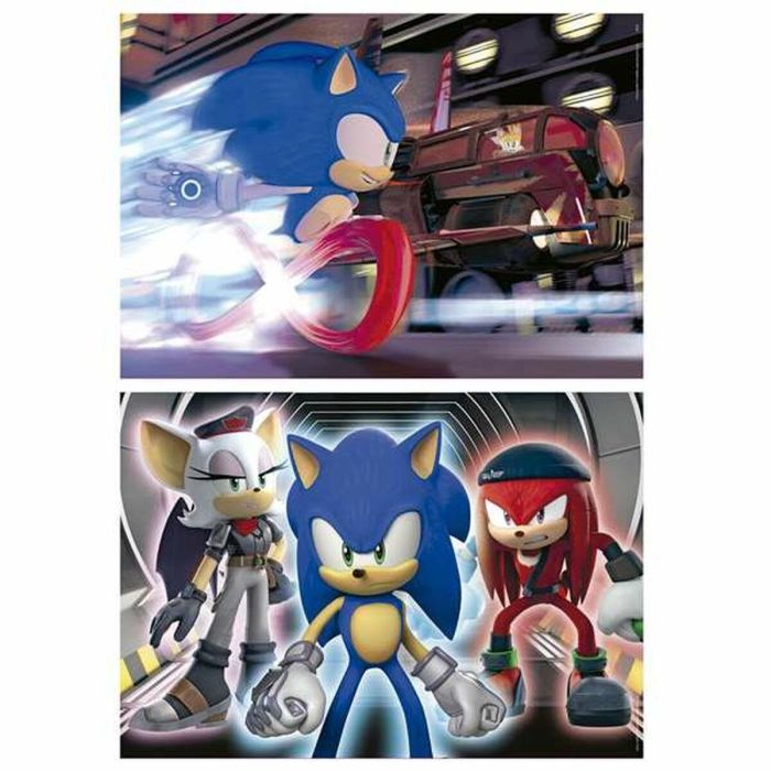 Puzzle 2x100 piezas sonic neon 2 Puzzle 2x100 piezas sonic neon 2