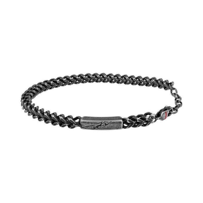 Pulsera Hombre Sector SAFT75 Plata Negro Pulsera Hombre Sector SAFT75 Plata Negro