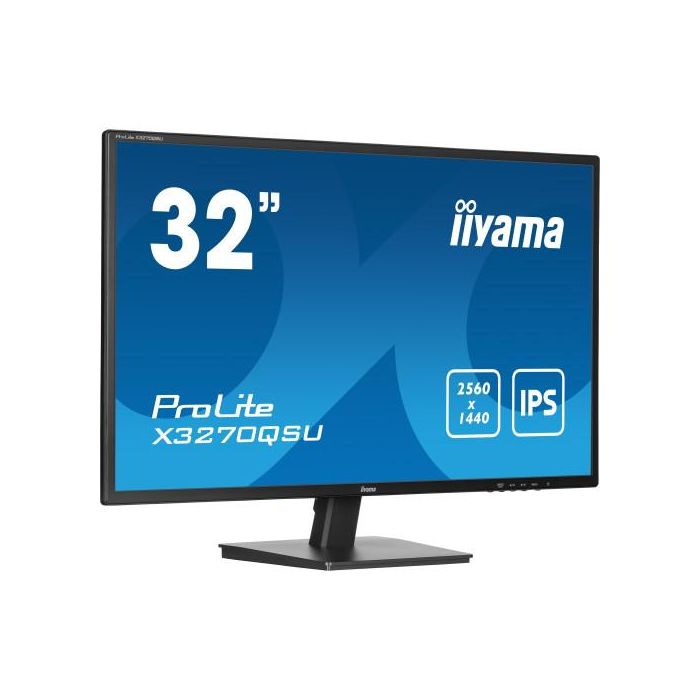 Monitor Iiyama 32", Panel Ips 1Hdmi, 1Dp, 3X3.2, 100Hz, Altavoces, Salida para Auriculares,100Hz, 3Ms,