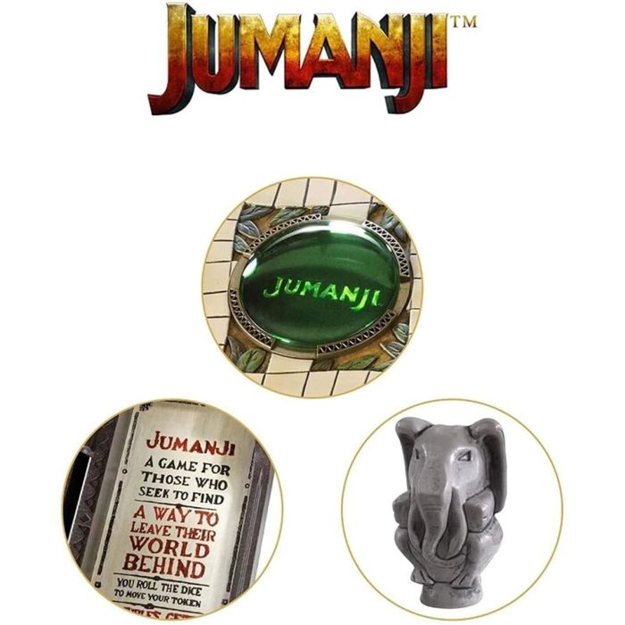 The Noble Collection Replica Juego de Mesa Jumanji - Réplica Oficial del Iconico Juego de la Película (1995) 2