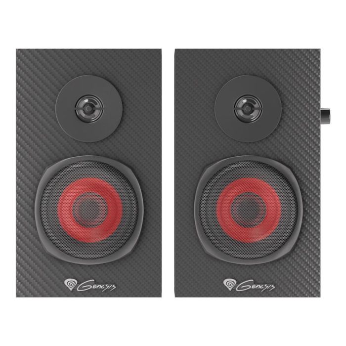 GENESIS Helium 200 - Altavoces 2.0 Canales de 1 Vía Alámbricos para Mesa/Estante 20W Madera Negro/Rojo 0 GENESIS Helium 200 - Altavoces 2.0 Canales de 1 Vía Alámbricos para Mesa/Estante 20W Madera Negro/Rojo 0
