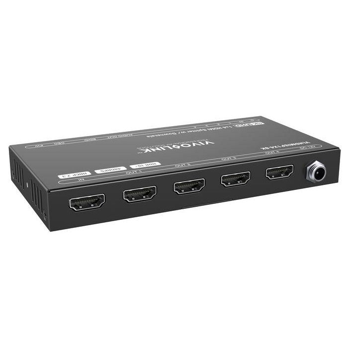 Vivolink HDMI splitter 1x4, 8K@60Hz Vivolink HDMI splitter 1x4, 8K@60Hz