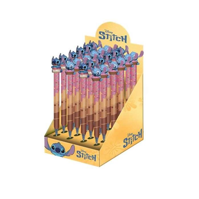 Karactermania Expositor M con 24 Bolígrafos Lilo y Stitch Mix 21,5 x13,7 x18 cm - Modelos Surtidos 1