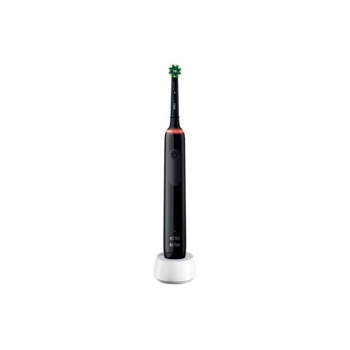 Oral-B Pro 3 3000 Cepillo Dental Eléctrico, 3 Modos Limpieza, Control Presión 360°, Negro, 1 Cabezal, Elimina 100% Más Placa Oral-B Pro 3 3000 Cepillo Dental Eléctrico, 3 Modos Limpieza, Control Presión 360°, Negro, 1 Cabezal, Elimina 100% Más Placa