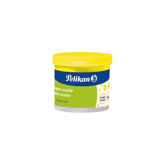 Tempera Pelikan 40 Ml (Bote) 742/40 Amarillo Nº59A (24005098) (Set de 6)