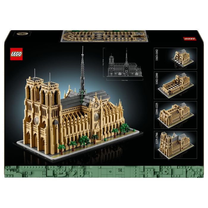 LEGO Architecture Notre-Dame de Paris 21061 Juego de Construcción para Adultos con 4383 Piezas 37