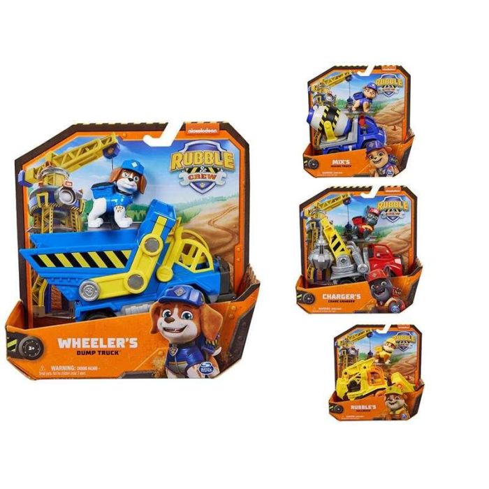 Vehículos clásicos paw patrol rubble crew. incluye 1 figura - modelos surtidos 5 Vehículos clásicos paw patrol rubble crew. incluye 1 figura - modelos surtidos 5