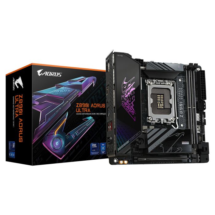 Gigabyte Z890I AORUS ULTRA Placa Base LGA 1851 DDR5 Wi-Fi 7 mini-ITX 0 Gigabyte Z890I AORUS ULTRA Placa Base LGA 1851 DDR5 Wi-Fi 7 mini-ITX 0