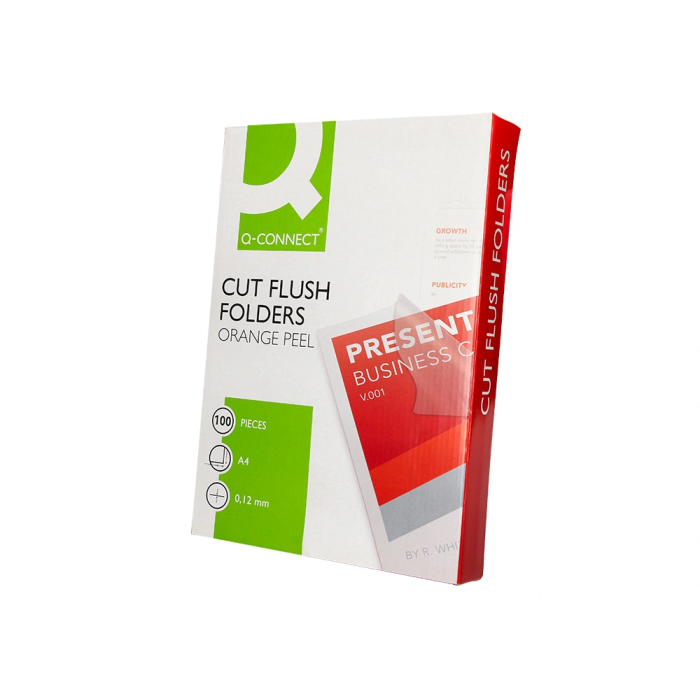 Portadocumentos Q-Connect KF24002 Transparente A4 2