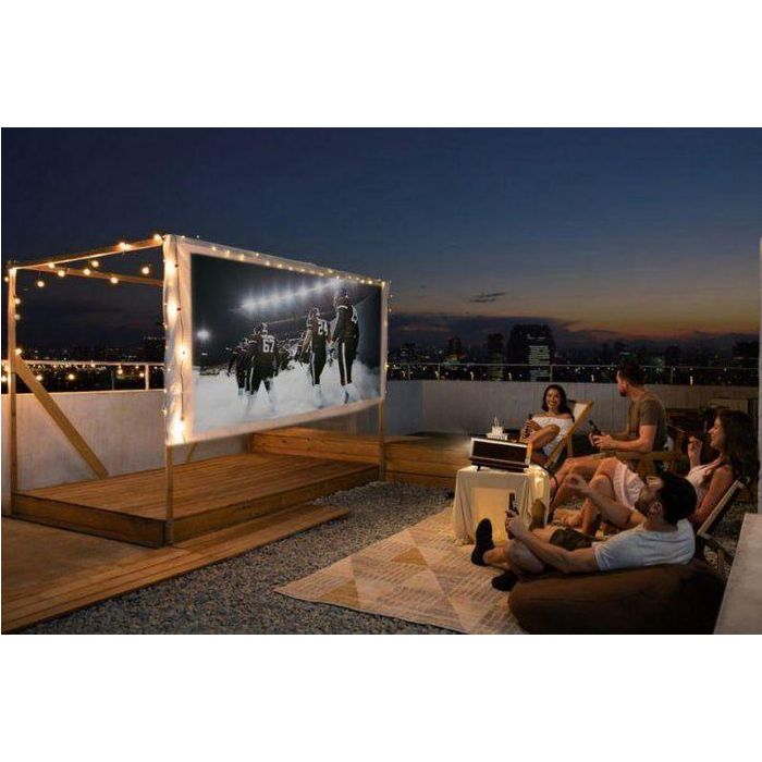 ViewSonic X11-4K, 4K (3840x2160) HDR Short Throw Portable LED Projector, 2.400 LED Lumens, Contrast 3.000.000:1, Image Size: 30"-200", 25 dB Noise lvl 31 ViewSonic X11-4K, 4K (3840x2160) HDR Short Throw Portable LED Projector, 2.400 LED Lumens, Contrast 3.000.000:1, Image Size: 30"-200", 25 dB Noise lvl 31