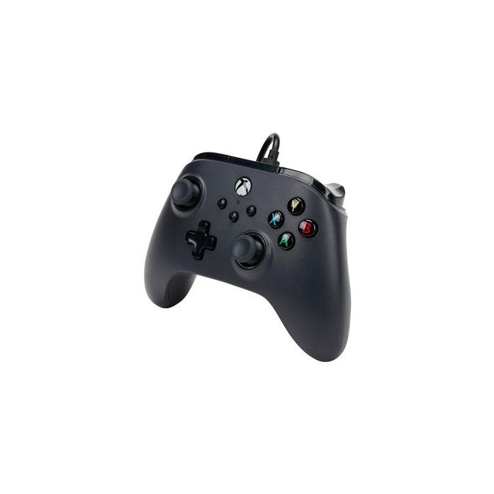 Power A 1519265-01 Mando con Cable para Xbox Series X/S, Xbox One y PC, Negro - Cable USB Extraíble 3m, Motores de Vibración 7