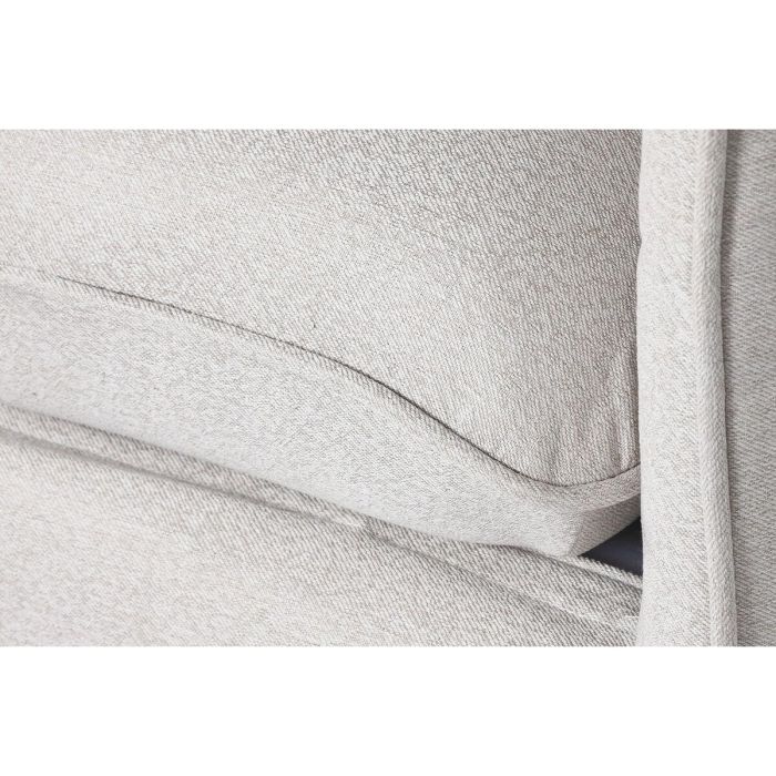 DKD Home Decor Sillón Moderno Beige Poliéster Desenfundable Desmontable 85x85x74 cm (Ancho x Fondo x Alto) Altura Asiento 45 cm 4