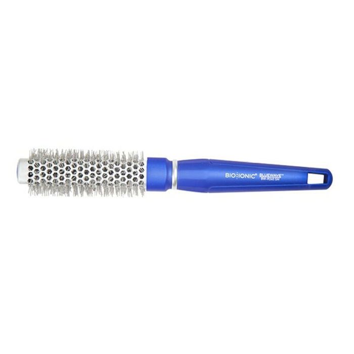 Bio Ionic bw-r240 Cepillo Ondulador de Pelo Blue Wave Pequeño, Diseñado para Volumen, Alisado y Acabado Profesional