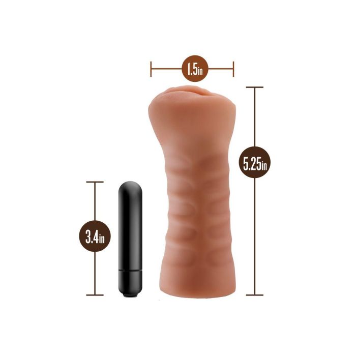 Masturbador Masculino Blush Sofia Marrón 5 Masturbador Masculino Blush Sofia Marrón 5