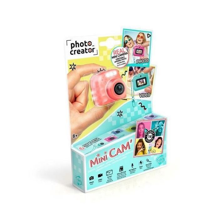Canal Toys Photo Creator Mini Cam' Cámara digital de fotos y vídeos Instantánea - con llavero y tarjeta SD de 1 GB incluida CLK 06 3 Canal Toys Photo Creator Mini Cam' Cámara digital de fotos y vídeos Instantánea - con llavero y tarjeta SD de 1 GB incluida CLK 06 3