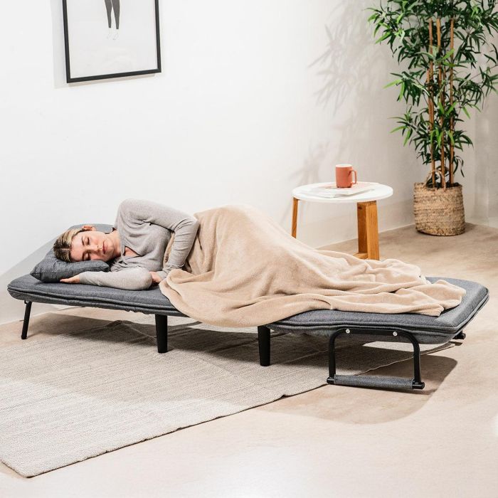 Sofá Cama Convertible Individual 4 en 1 Softfa InnovaGoods 6 Sofá Cama Convertible Individual 4 en 1 Softfa InnovaGoods 6