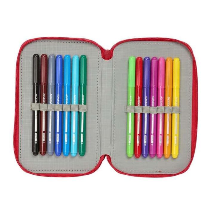 Safta Plumier Triple Sevilla FC 37 Pcs Resistente Al Agua 12,5x19,5x5,5 cm 4