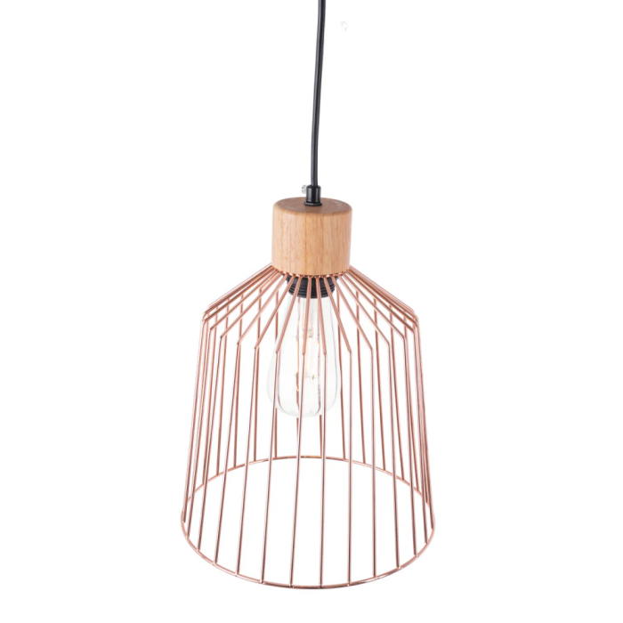 Lámpara Colgante "Turkistan" Metal y Madera [SKD-P80048] 3