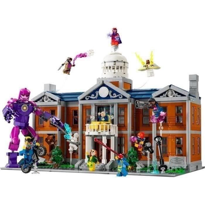 LEGO Marvel X-Men: Instituto Xavier: set de construcción para adultos con minifiguras que incluyen a Wolverine y al Profesor X para 1 LEGO Marvel X-Men: Instituto Xavier: set de construcción para adultos con minifiguras que incluyen a Wolverine y al Profesor X para 1