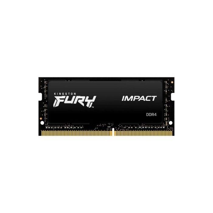 Kingston Memoria RAM FURY Impact 32GB DDR4 3200MHz CL20 SODIMM para Portátil