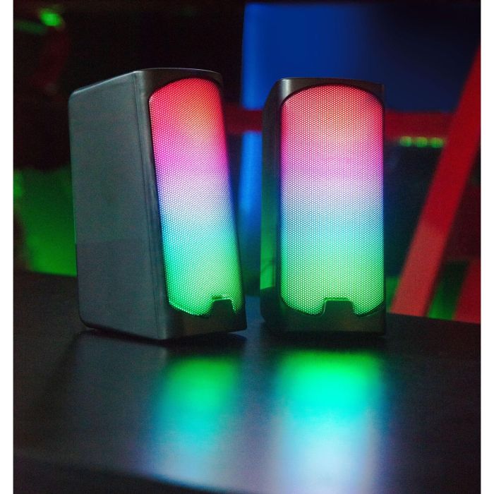 Speedlink Lautsprecher TONOS RGB. Stereo. schwarz retail 5 Speedlink Lautsprecher TONOS RGB. Stereo. schwarz retail 5
