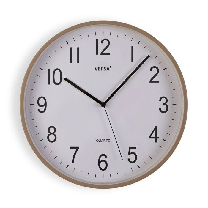 Reloj de Pared Versa Gris Plástico 40 x 40 x 5,5 cm 0 Reloj de Pared Versa Gris Plástico 40 x 40 x 5,5 cm 0