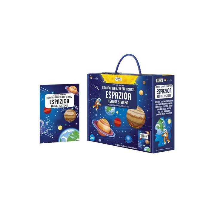 Puzle Sassi Manolito Books Espazioa - Euskera 205 Piezas (+6 Años)