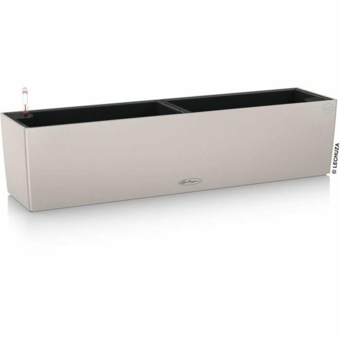 Lechuza 15706 Jardinera Balconera color 80 Kit Completo Marrón Arena 12 L