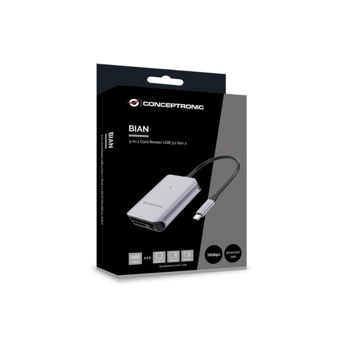 Lecto Tarjetas Usb Tipo C Conceptronic 4 Lecto Tarjetas Usb Tipo C Conceptronic 4