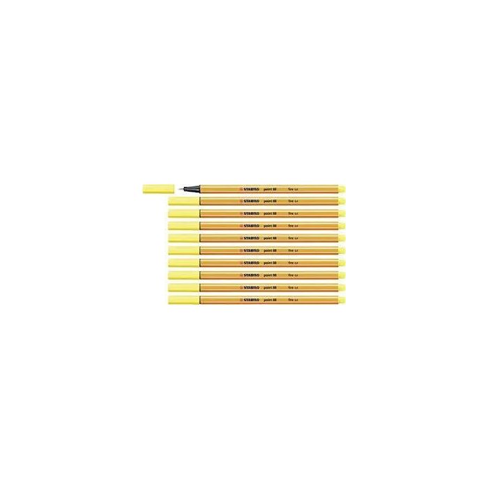Stabilo Rotulador Point 88 Amarillo Limón Caja 10 Ud Stabilo Rotulador Point 88 Amarillo Limón Caja 10 Ud