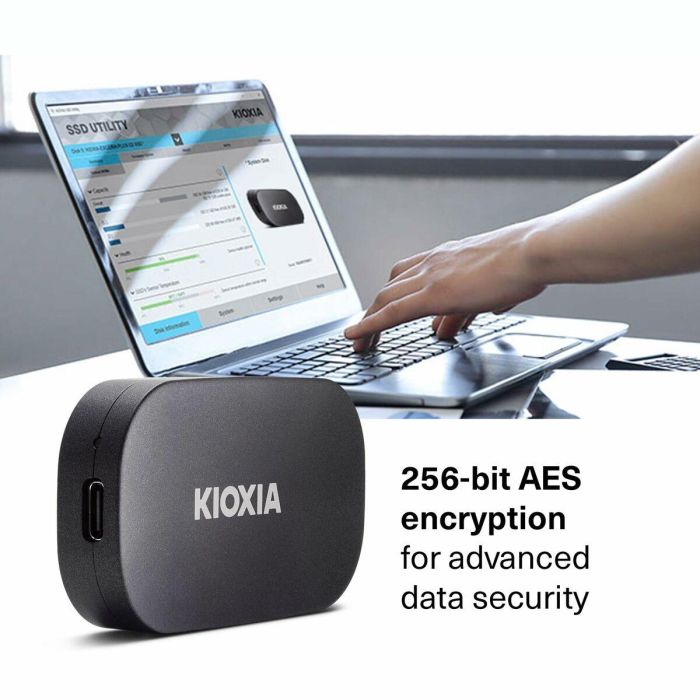 Kioxia KIO4582563859623 Disco duro externo SSD portátil EXCERIA Plus G2 1 TB USB 3.2 Gen 2 / 3.2 Gen 1 / 2.0 3