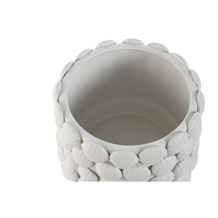 Jarron Mediterraneo DKD Home Decor Blanco 22 x 17.5 x 22 cm 2