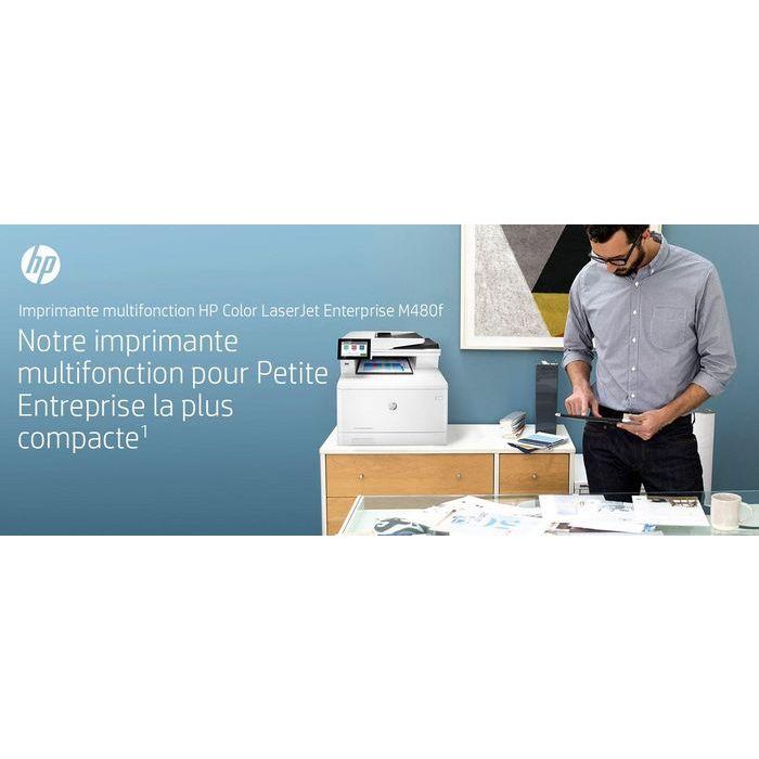 HP Color LaserJet Enterprise M480F Multifunción Impresora Láser Color, Copiadora, Escáner y Fax 7