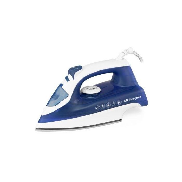 Orbegozo SV 2250 Plancha de Vapor 2200W con Suela Cerámica, Depósito 280ml, Función Autolimpieza y Sistema Anti-goteo