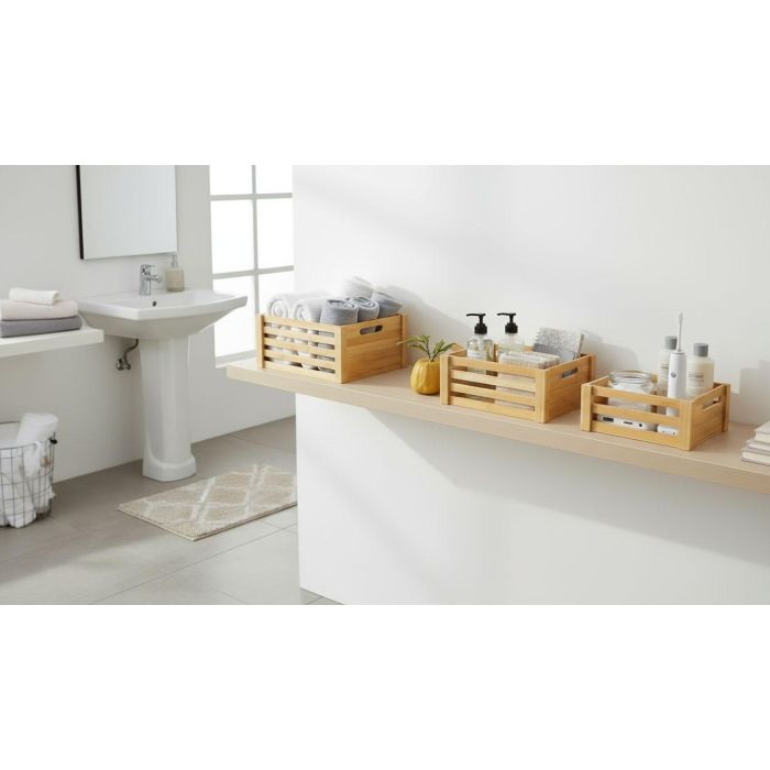 Inde Set 3 Cajas Bambú Organización 30.5x23x15.2 cm y 28x18 cm (6 Unidades) 5