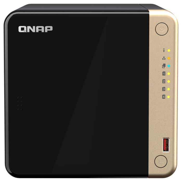 QNAP TS-464-8G Servidor NAS 8GB RAM 2x 2.5GbE 4 Bahías 3.5" SATA 0 QNAP TS-464-8G Servidor NAS 8GB RAM 2x 2.5GbE 4 Bahías 3.5" SATA 0