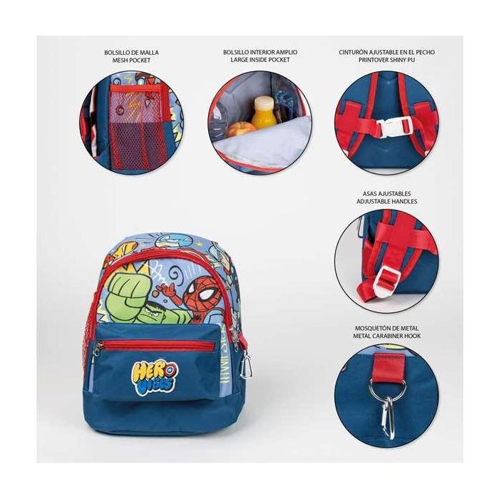 Mochila infantil trekking avengers 23.0 x 27.0 x 15.0 cm 5