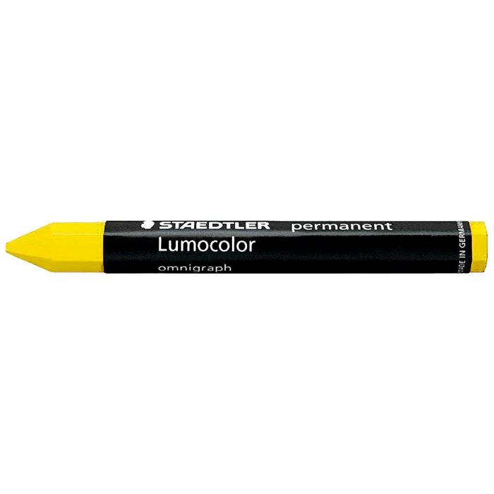 Cera Staedtler Para Marcar Amarillo Lumocolor Permanente Omnigraph 236 Caja De 12 Unidades 1