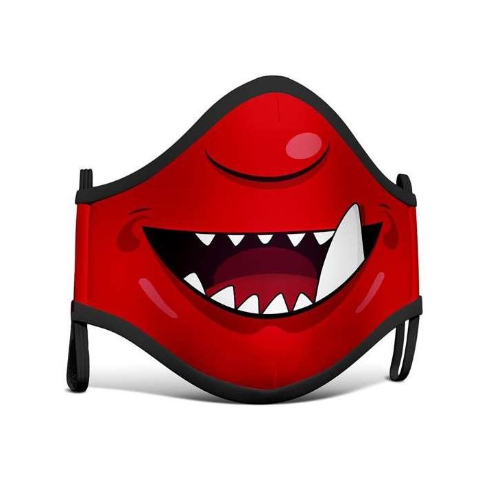 My Other Me Mascarilla Demonio para Niños de 3 a 5 Años - Máscara Infantil de Disfraz para Halloween, Carnaval y Fiestas Temáticas