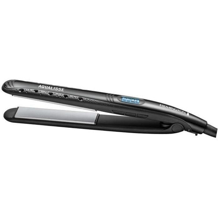 Remington S7307 Plancha de Pelo Aqualisse Extreme para Cabello Seco o Mojado, Cerámica Avanzada, Placas XL 110mm, Calentamiento 15s
