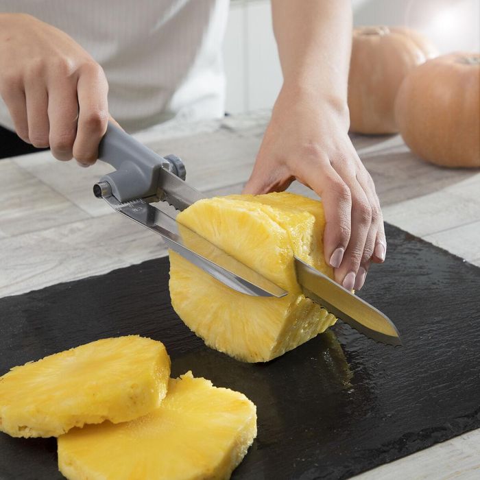 Cuchillo de Pan con Guía de Corte Regulable Kutway InnovaGoods 5 Cuchillo de Pan con Guía de Corte Regulable Kutway InnovaGoods 5