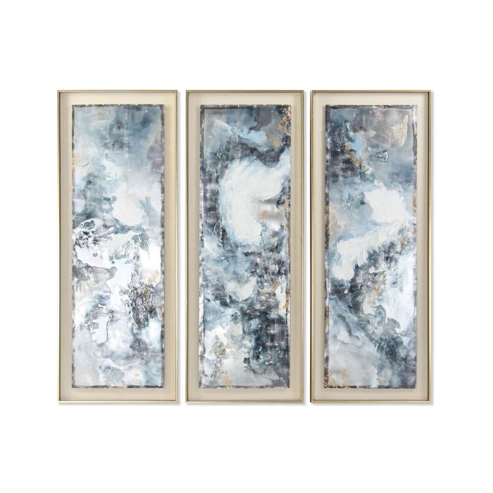 Cuadro DKD Home Decor Abstracto Moderno (53,5 x 5 x 140 cm) (3 Unidades) Cuadro DKD Home Decor Abstracto Moderno (53,5 x 5 x 140 cm) (3 Unidades)
