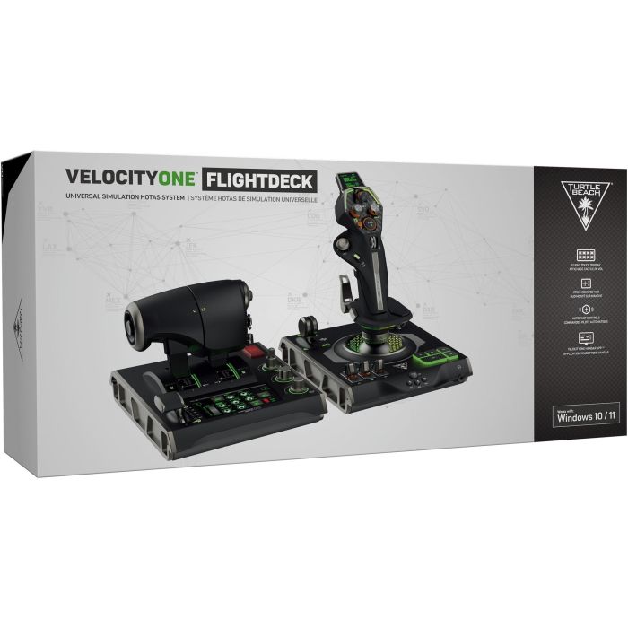 Turtle Beach TUR0731855007240 VelocityOne™ Flightdeck Sistema de simulación premium HOTAS para PC Windows 10 y 11 10