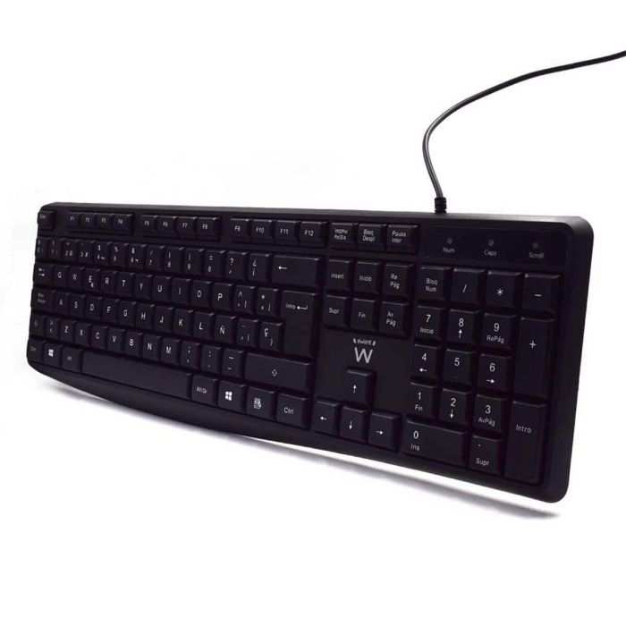 Teclado Ewent EW3001 Negro Qwerty Español 1