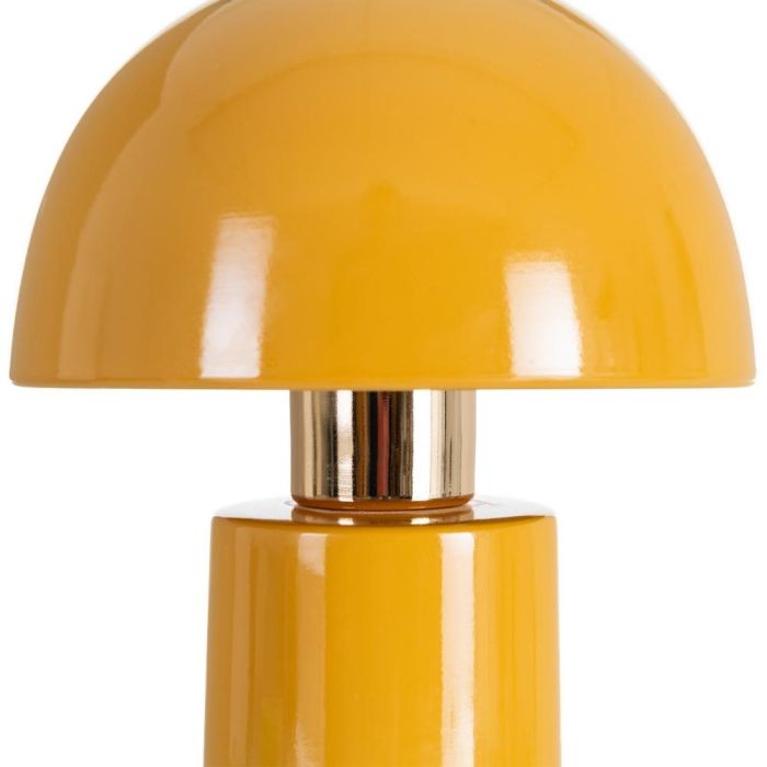 Lámpara Mesa Mostaza Cerámica 17,50 X 17,50 X 30,50 cm